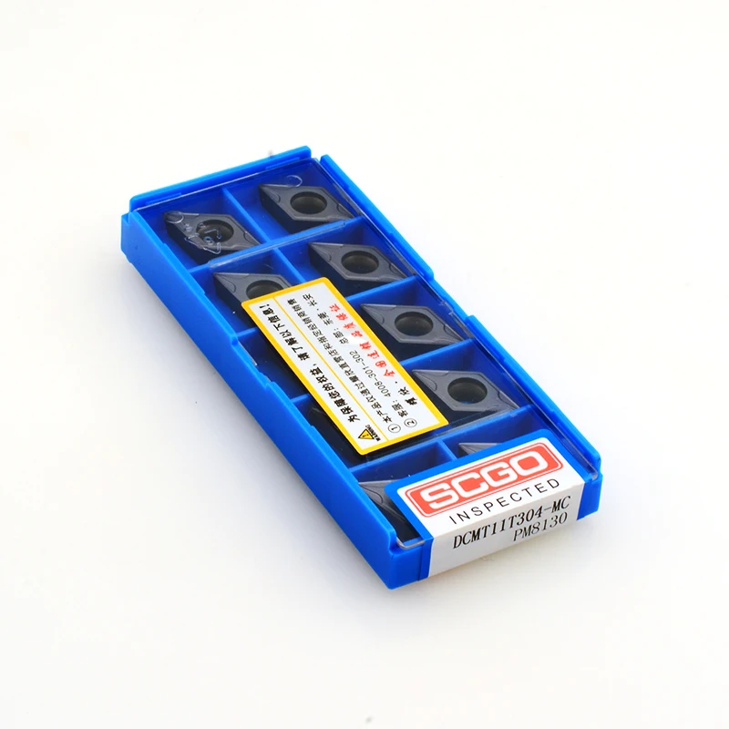 

DCMT11T304 PM8130 Turning carbide inserts for stainless steel turning tool holder CNC machine