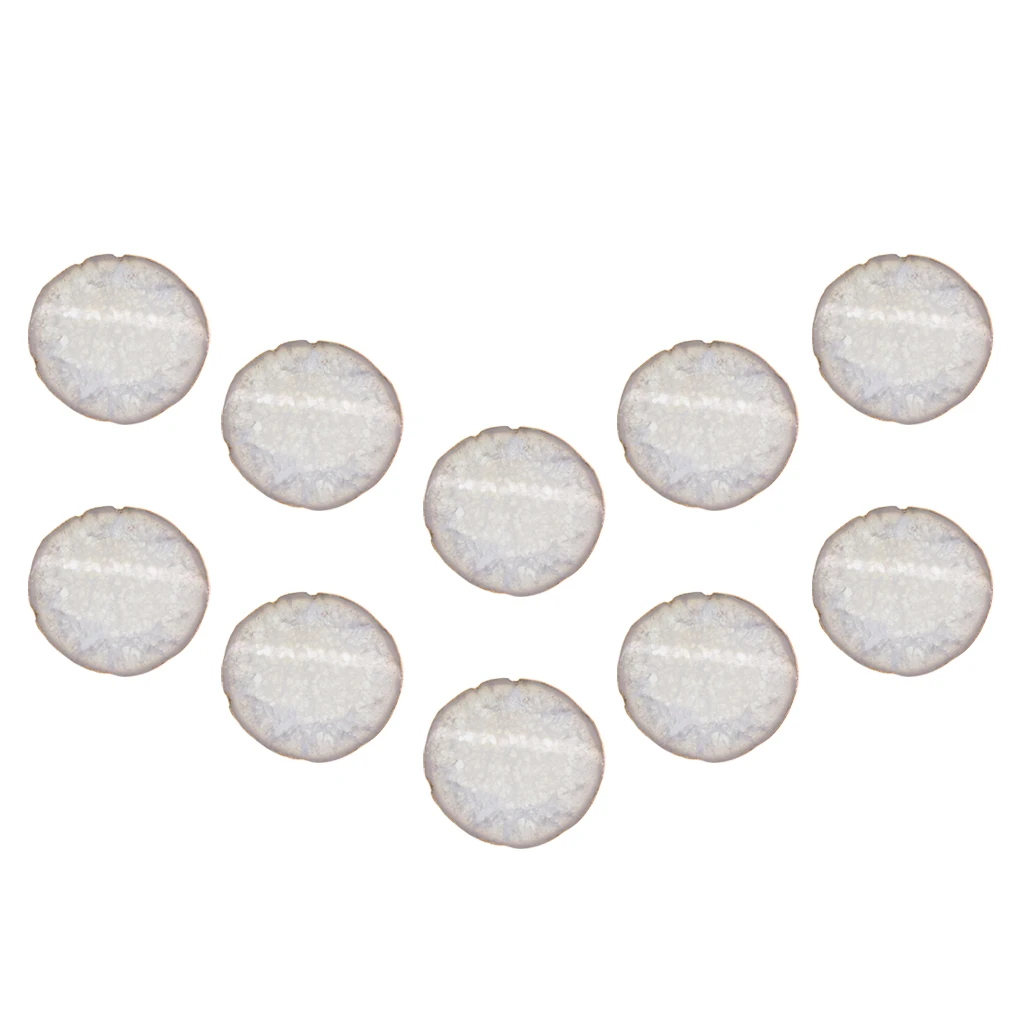 

10 pieces Undyed Real Agate 60-80mm Quartz Crystal Slice Coaster for Jewelry Making DIY Crafts White