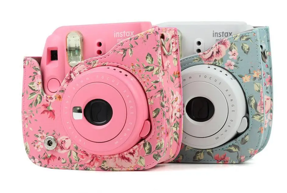 CAIUL Fujifilm Instax Mini 8 9 из искусственной кожи Камера защитный чехол с 96 карманы 3 дюймов мгновенное фото альбом