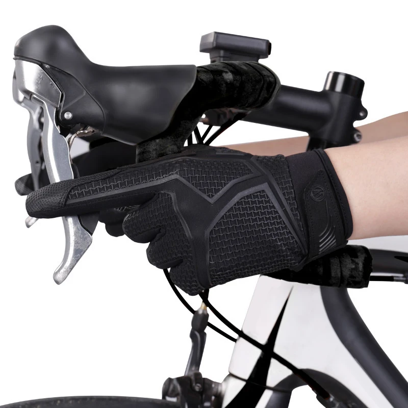

1 Pair of Gloves Outdoor Sports Non-slip Breathable Cycling Bicycle Bike Full Finger Gloves
