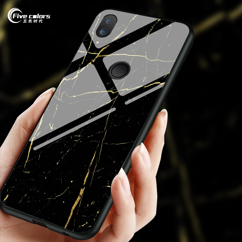 Роскошный чехол из закаленного стекла Star Space для Huawei Honor 8 Pro 9 9i 10 lite мягкие чехлы