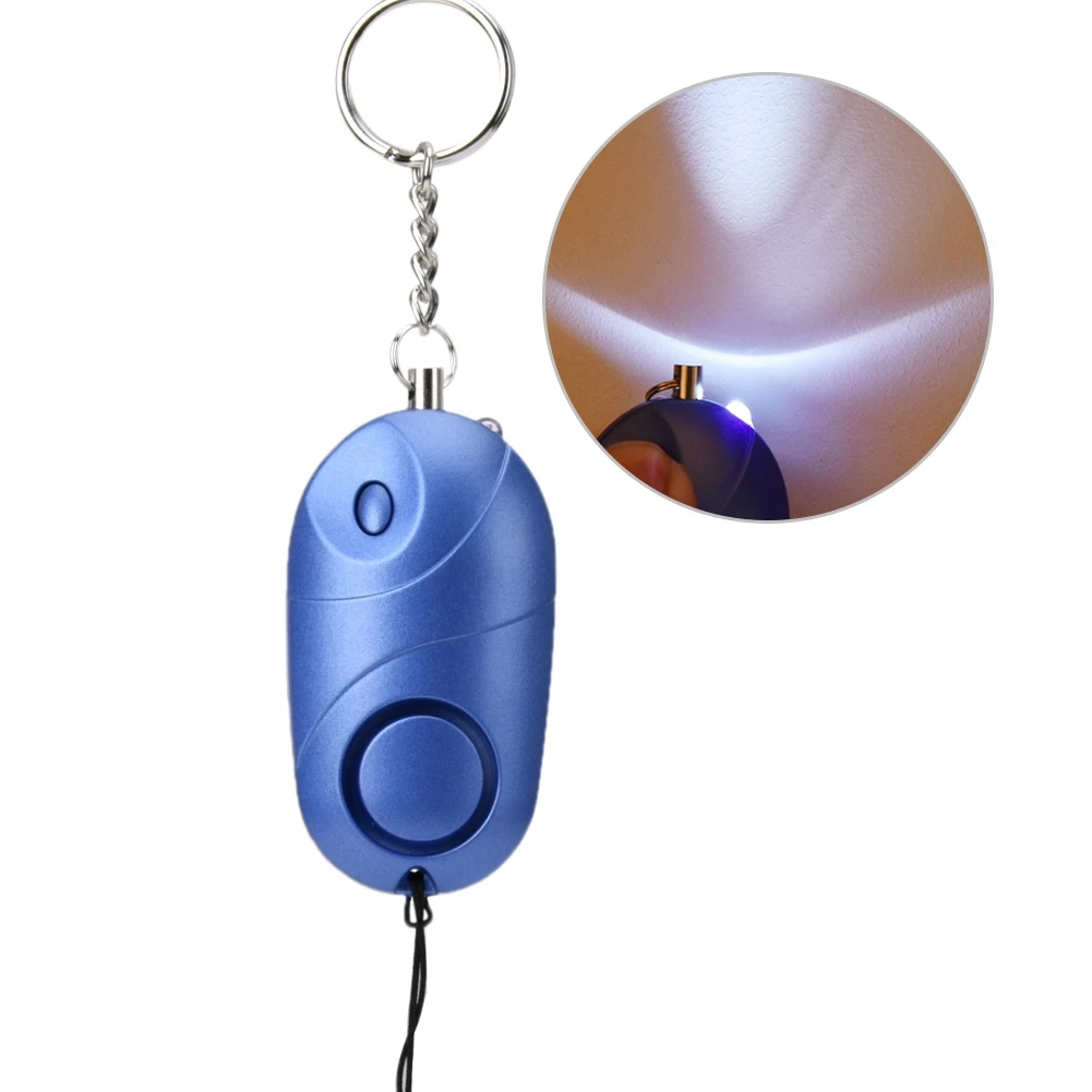 

Top 130db Personal Security Alarm Keychain Emergency Survival Anti-rape Siren with LED Flashlight