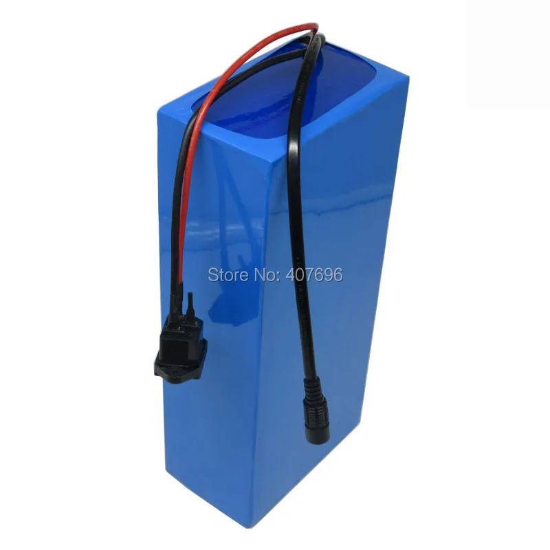 Discount 48V E bike battery 48V 14AH 17.5AH 21AH 24.5AH 28AH lithium battery use for samsung 3500mah cell With BMS 54.6V 2A Charger 4