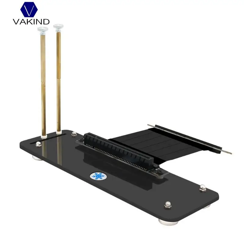 

PCI- E 3.0 16X Graphics Card Stand Base Magnetic Holder Bracket for DIY ATX Case with PCI-E Extension Cable
