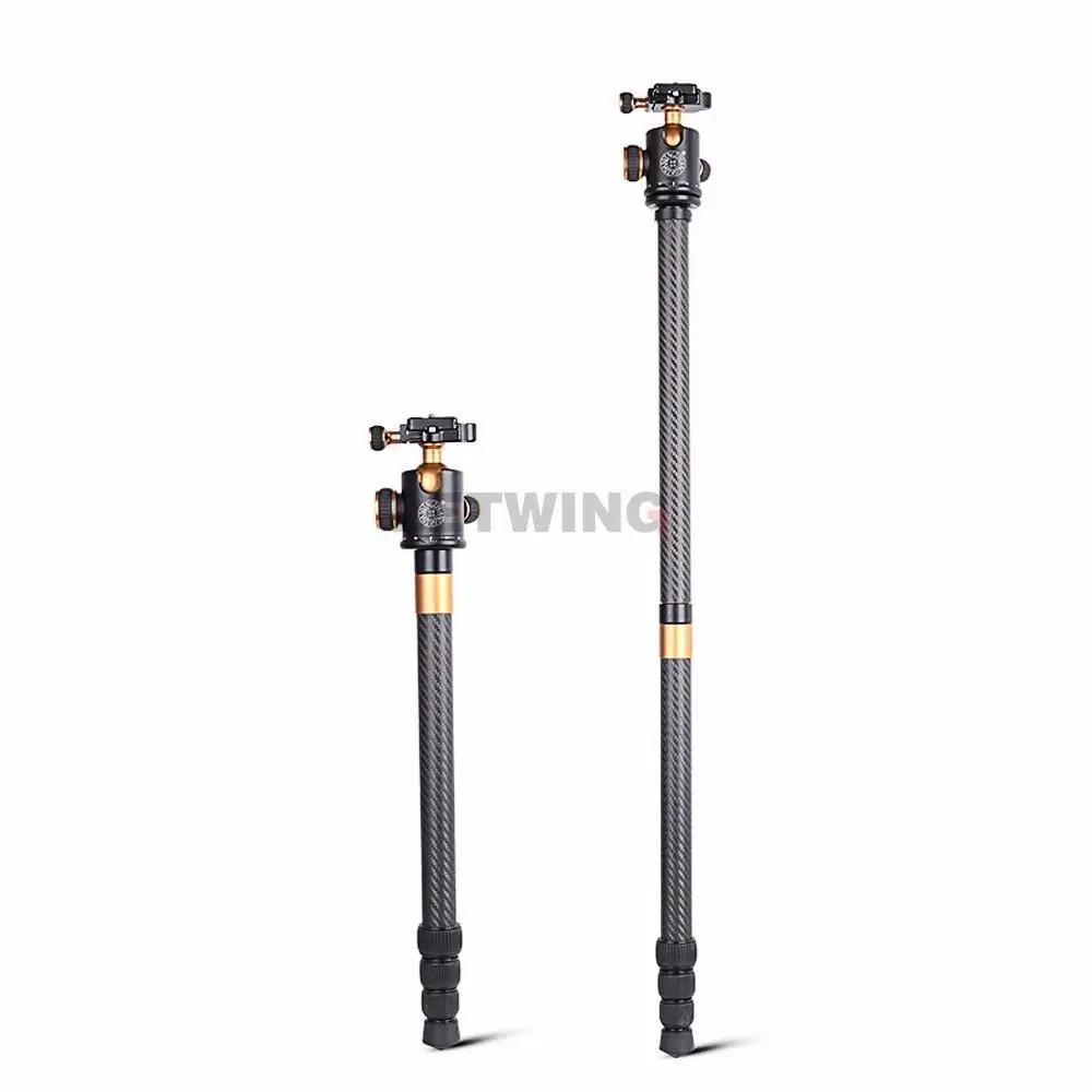 Новый QZSD Q968C 63 inch Professional портативный карбоновый штатив для камеры с шаровой