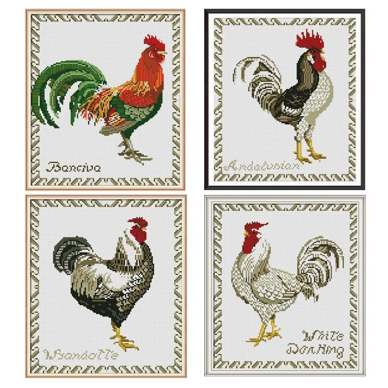 

Diamond Embroidery Full Display Diamond Mosaic cock Diamond Painting Animal Chinese Cross Stitch Sets Home Decor For Babyroom