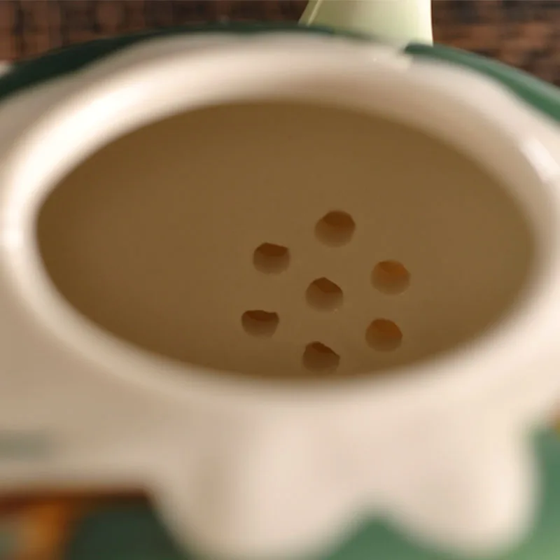Цветной керамический чайник ручной росписи с эмалью|Заварники| |