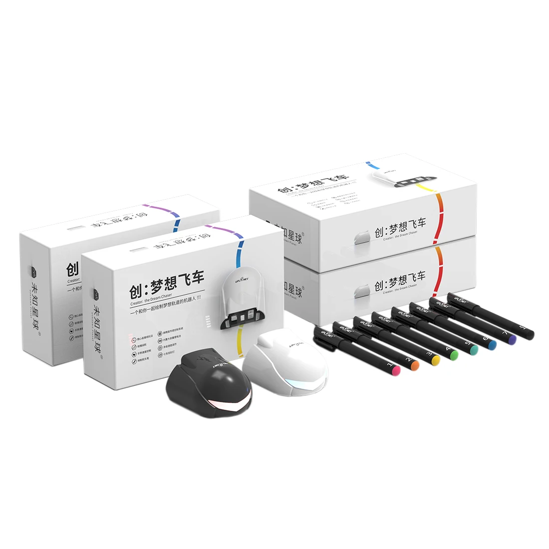 

2019 New Arrive Dream Chaser Smart Robot Support Identify Draw Line Painting Toys for Children Drawing Development Birthday Gift