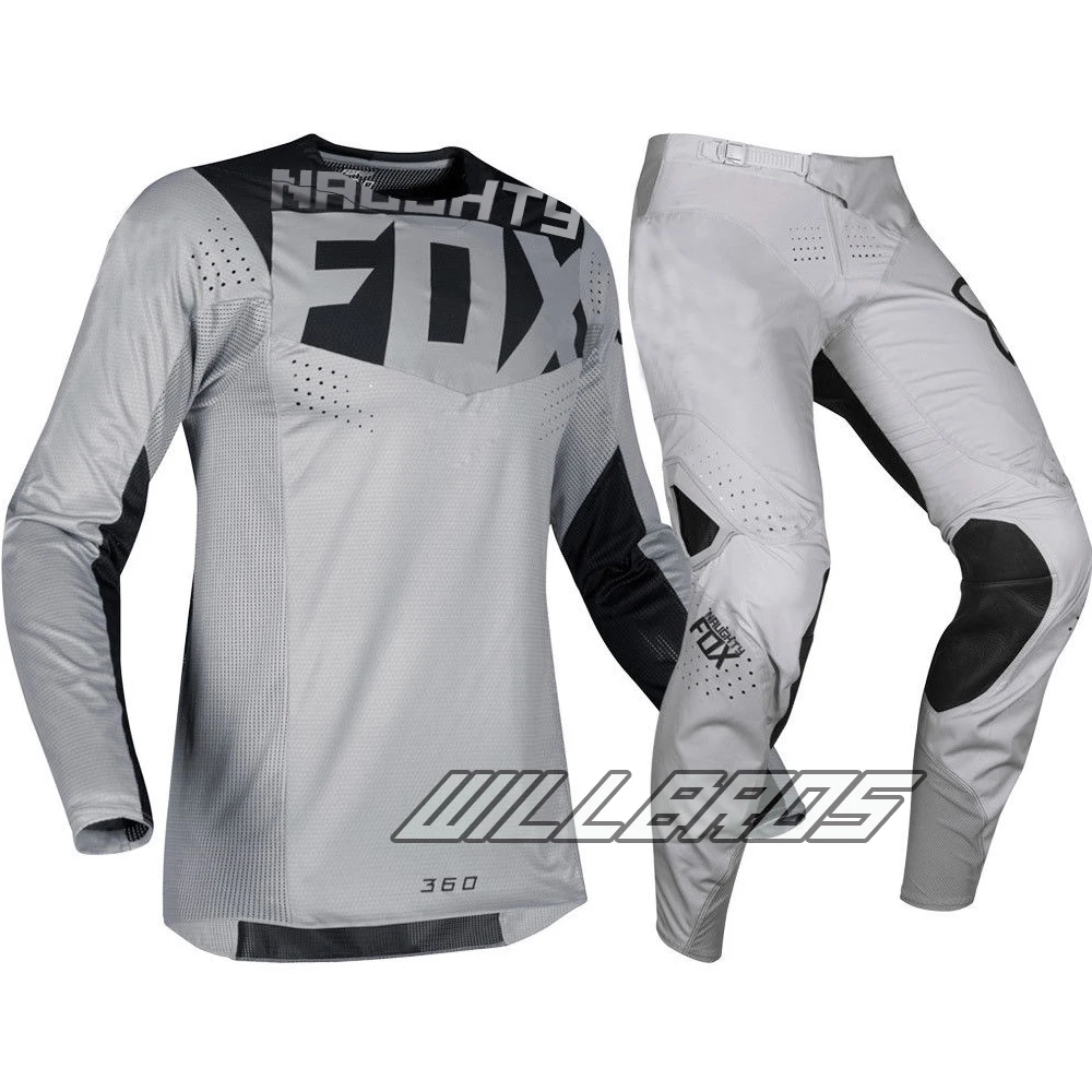 Naughty Fox MX 360 Pro Circuit Jersey брюки для мотокросса Dirt bike внедорожный комплект передач гоночный Джерси+ брюки