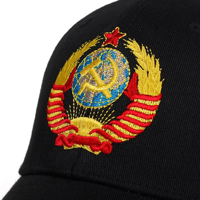 Новинка CCCP Национальная эмблема вышитая бейсболка хлопковая кепка s