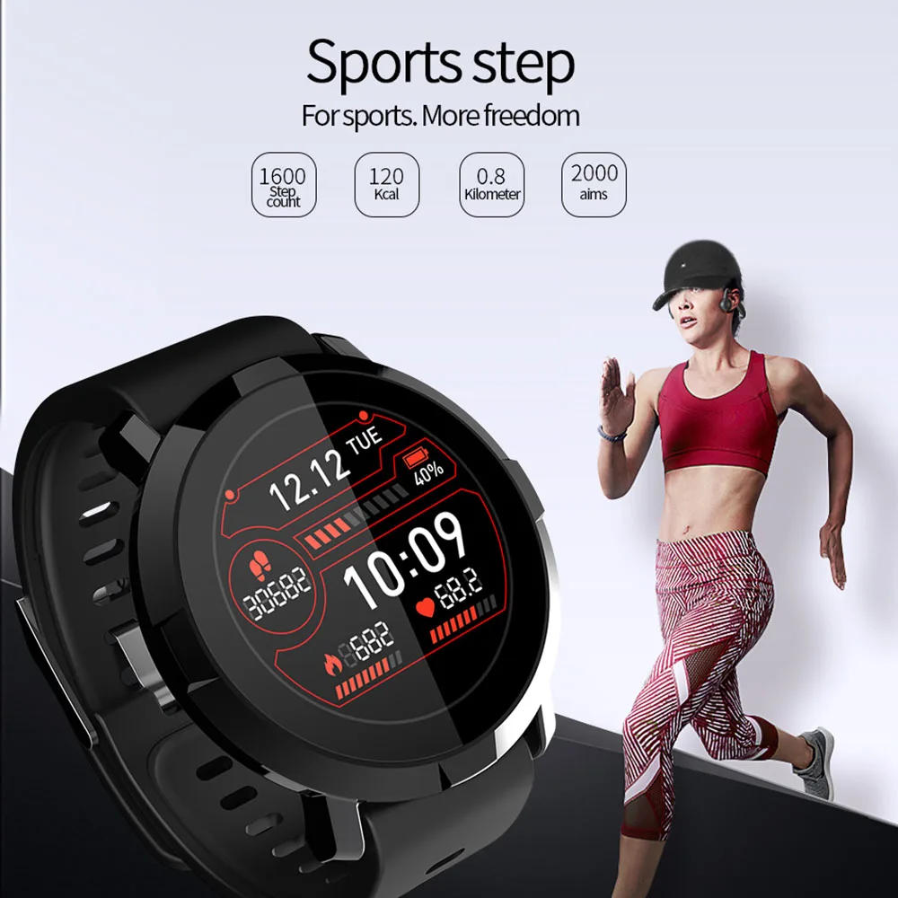 COLMI Smart Watch 1.22 inch IPS Round Screen Support Heart Rate Monitor Pedometer SmartWatch For IOS Android