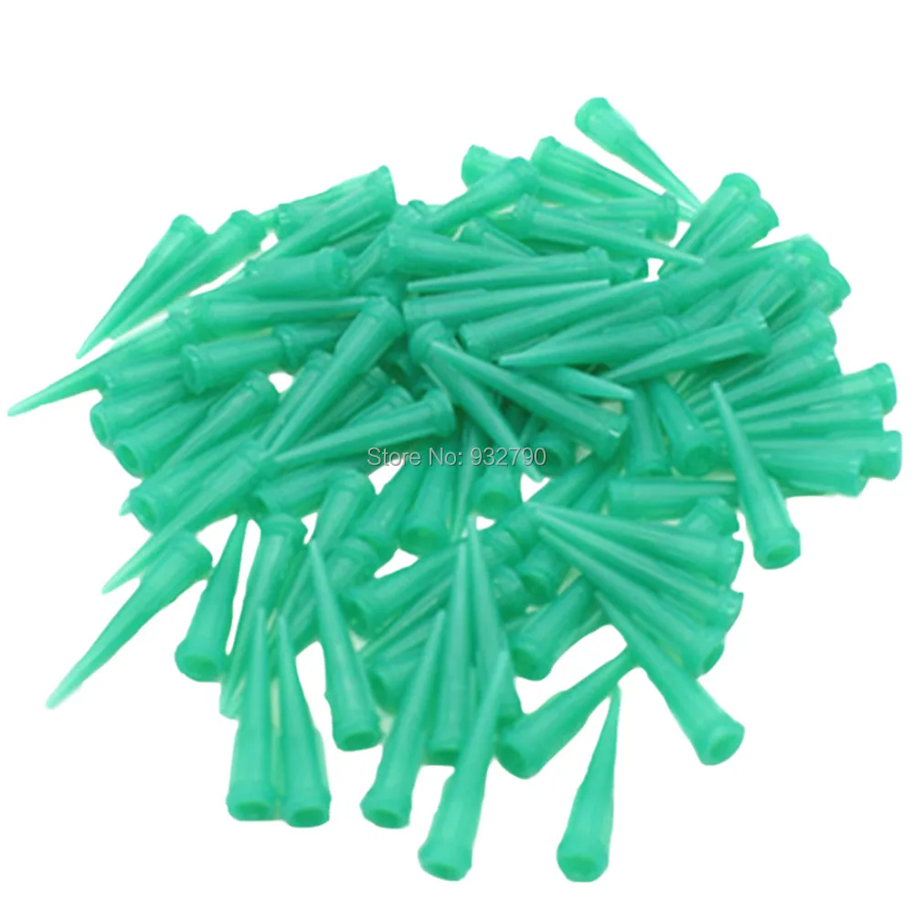 

100pcs 18G Plastic Tapered Dispensing Tips TT Tips Glue Liquid Dispenser Needle Compatible with Fluids Adhesives Pastes Gels