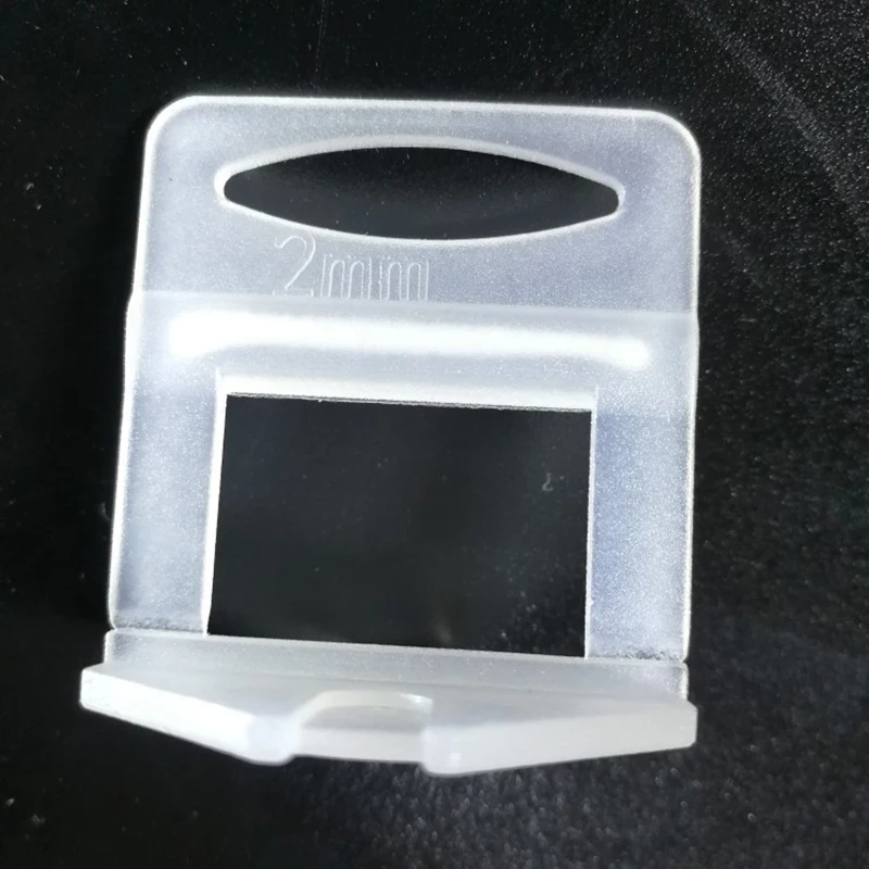 

500pcs Bases Tile Leveling Clips Kit Wall Floor Tile Spacer Tiling Tool 1.0/1.5/2 mm Fit for Perfect Tile to Tile Leveling