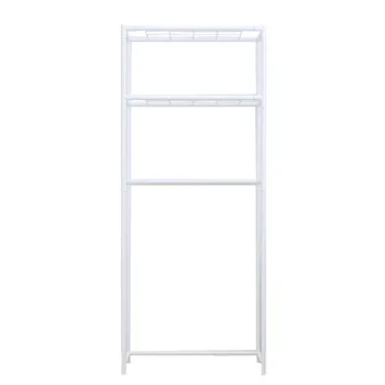 

1pc Over the Toilet Storage Rack Non-slip Solid Anti-rust 3 Tier Storage Shelf Storage Rack Display Rack for Toilet Bathroom