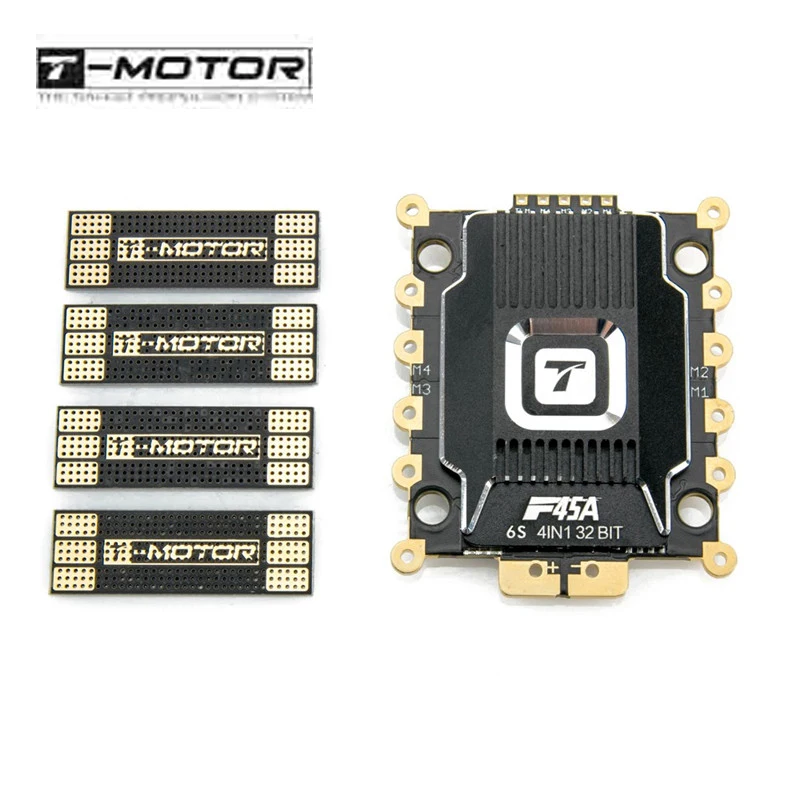

T-Motor F45A 3-6S 45A BLHeli_32 Dshot1200 4 in 1 Brushless ESC for RC Drone FPV Racing Multicopter Models Frame Part Accs