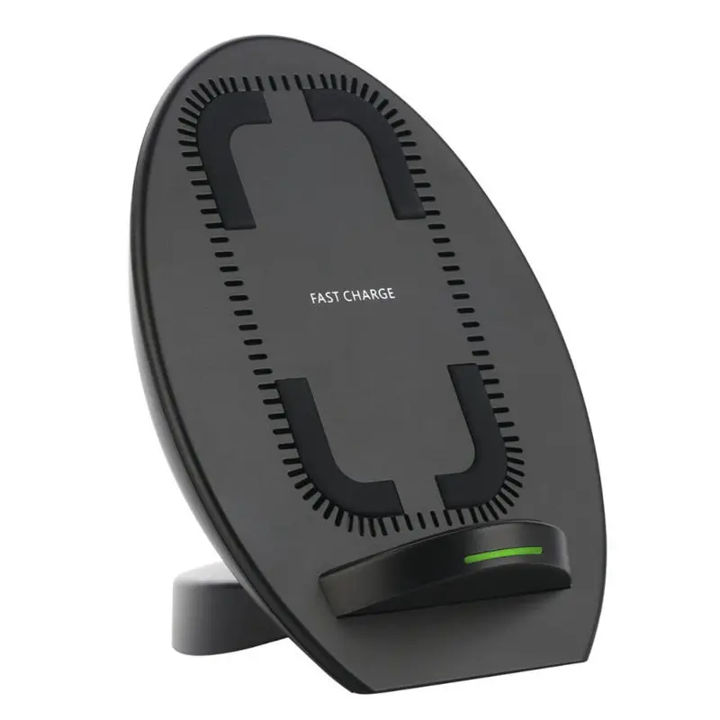 

Qi Fast Charger Wireless Charging Stand With Cooling Fan For Iphones Xr/Xs/Xs Max, For Iphone X/ 8/8 Plus, For Galaxy S9/S9 Plu