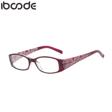 Iboode женские очки для чтения со стразами Анти-усталость анти-излучение диоптрий пресбиопические очки+ 1,0+ 1,5+ 2,0+ 2,5+ 3,0+ 3,5+ 4,0