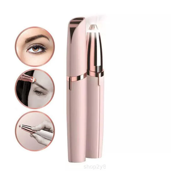 

Eyebrow Epilator Mini Electric Trimmer Painless Eye Brow Epilator Electric trimmer For Women LED Light Eyebrow Epilator
