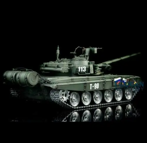Henglong 1/16 зеленый TK 6 0 S поколение инфракрасный боевой T90 RTR RC Танк 3938 360 Вращение
