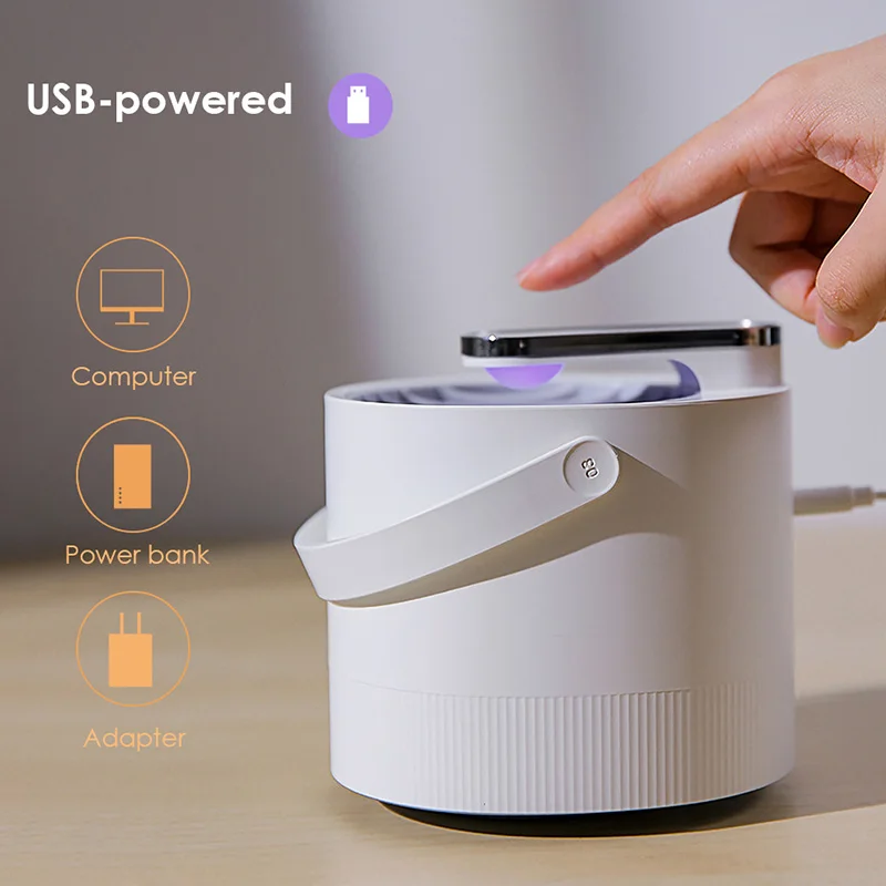 

New Arrival Mosquito Killer Lamp USB Electric Photocatalyst Mosquito Repellent Insect Killer Lamp Trap UV Smart Light