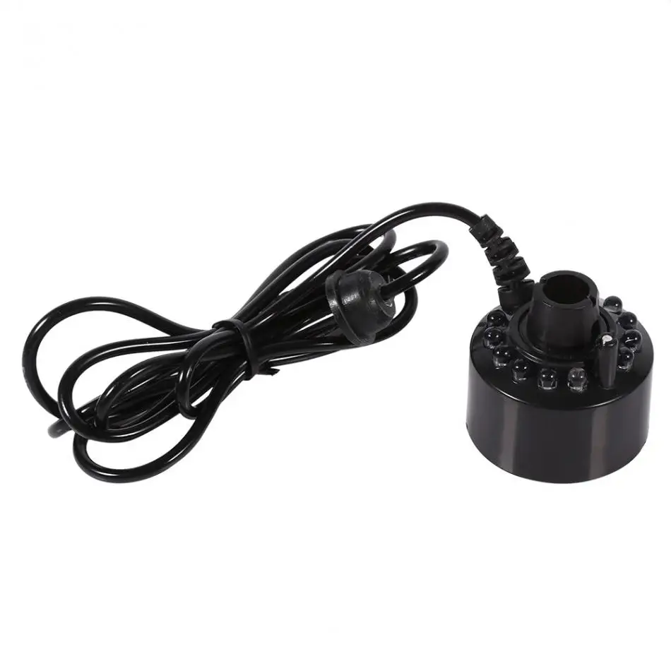 

24V Color Changing Humidifier Ultrasonic Mist Maker Water Pond Atomizer Air Humidifiers 12 LED New