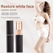 Электрический эпилятор для удаления волос на лице, мини бритва для тела, удаление волос на лице, депилятор для лица, безболезненное средство для удаления волос на теле и шее