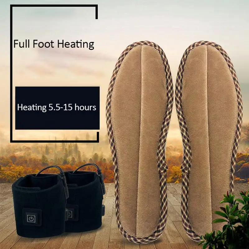 

Three-Level Thermostat Lithium Battery Heating Insole Rechargeable Electric Insole Warm Electric Heating Pad Heating Insole