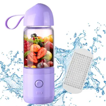 

Portable Blender,Usb Rechargeable Portable Blender Juicer Cup, Single Serve Fruit Mixer, Multifunctional Small Travel Blender