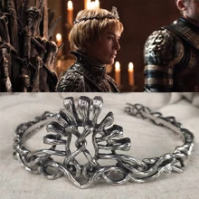 Игра престолов Cersei Lannister Косплей Корона повязка на голову металлические заколки для волос резинки для волос реквизит аксессуары для женщин Рождественский подарок