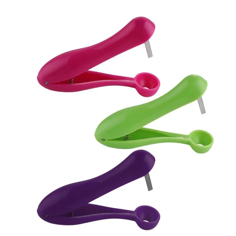 1PC Home Kitchen Supplies Plastic Cherry Pitter Fast Seed Removers Creative Fuits Vegetables Tools Cutters | Дом и сад