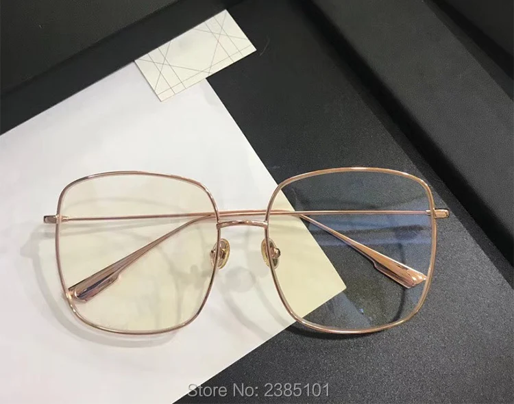 Оптические очки винтажные квадратные Женские оправы для очков роскошные дизайнерские брендовые золотистого цвета прозрачный очки мужские оправы для очков