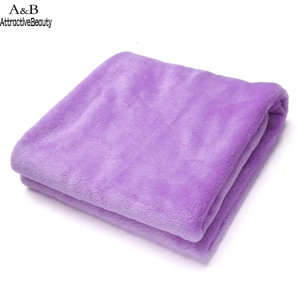 

Warm Thick Flannel Sofa Throw Blankets Rectangle on Bed Bankets Living Room Home Solid All Seasons