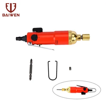 

Industrial 1/4" Air Screwdriver Straight Type For Assembly Operation Pneumatic Tool