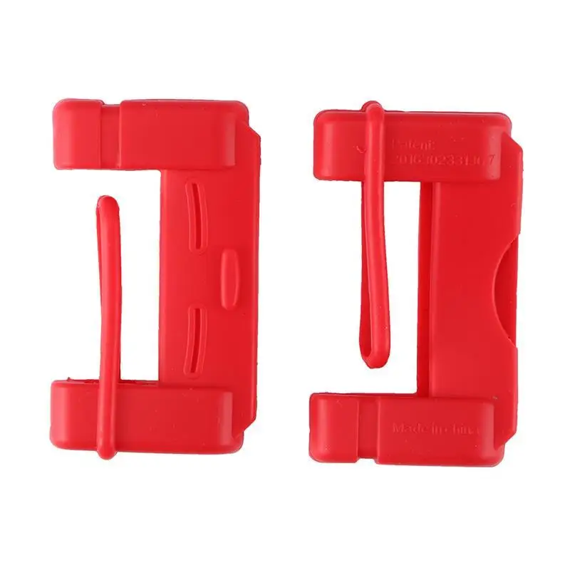 2pcs Car Safety Belt Buckle Covers Padding Anti Scratch Silicon Interior Pad Buckle Protector Seat Belts Padding Car Accessories