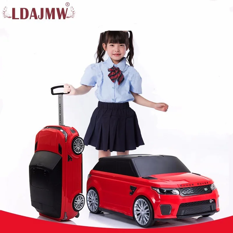 LDAJMW детская Тяговая коробка можно сидеть ездить на багажнике детский кожаный