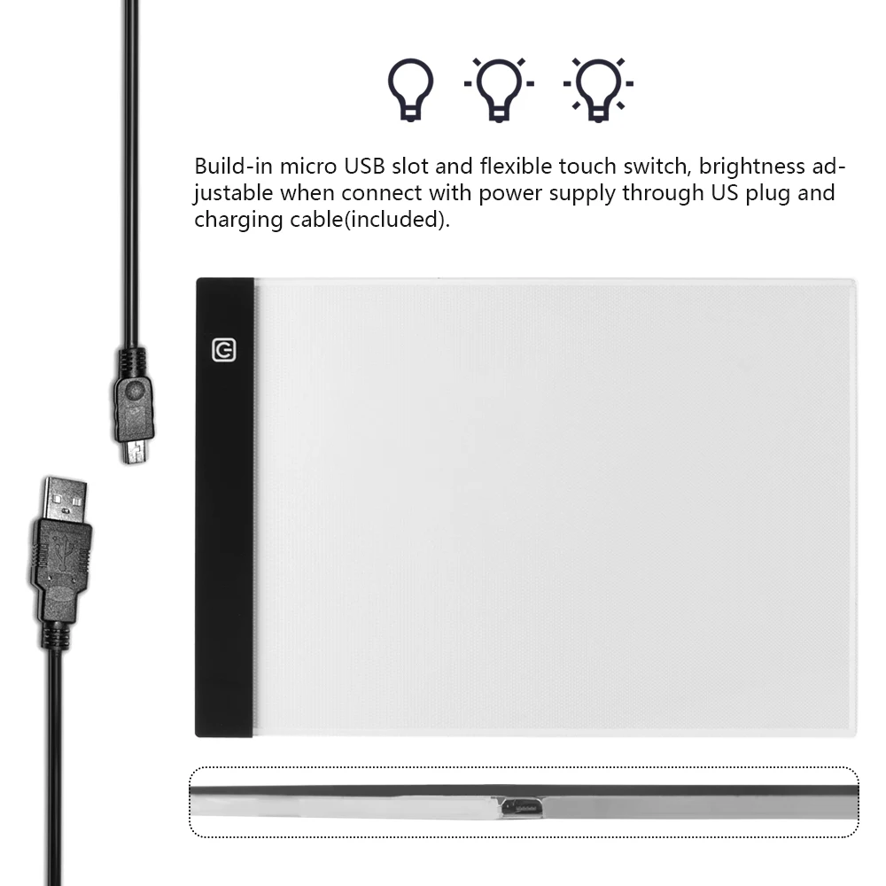 USB LED A4 светодиодный шаблон доска копия художественный Рисунок трафарет