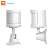 Xiaomi Aqara умный датчик человеческого тела Zigbee беспроводное соединение Встроенный светильник датчик интенсивности s рабочее приложение Contral
