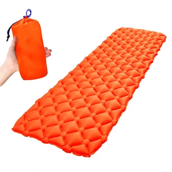 

Camping Inflatable Air Mattress For One Person Comfortable Soft Picnic Outdoor Accessories Portable Folding TPU Sleeping Pad