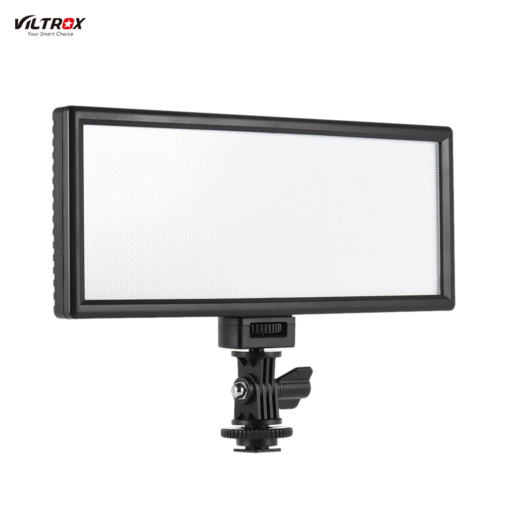 

Viltrox L132T 3300K-5600K Ultra-thin LED Video Light Photography Fill Light Bi-Color for Canon Nikon Sony DSLR Camera