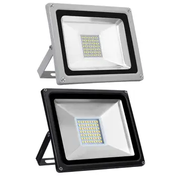 

110V 60 LED SMD Floodlight 30/50/150W Reflector IP65 Waterproof Outdoor Spotlight uminum Alloy + Tempered Glass 120 degrees