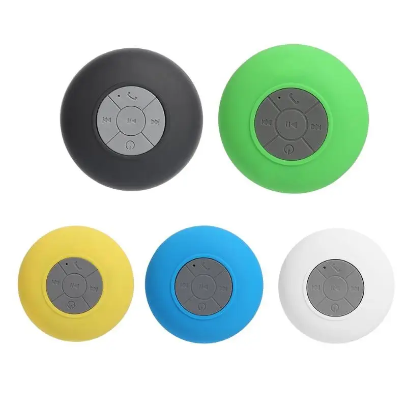

Mini Bluetooth Speaker Portable IPX4 Waterproof Suction Wireless Handsfree Audio Music Player Sound Box for Showers Bathroom