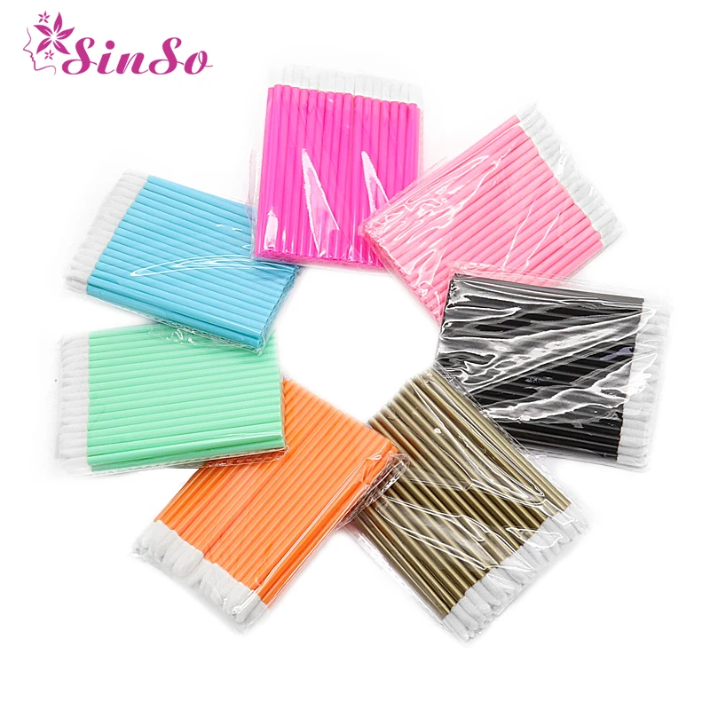 

50pcs Make Up Brushes Set Maquillage Mascara Wands Lip Brush Pen Cleaner Cleaning Eyelash Disposable Makeup Brush Cosmetics Tool