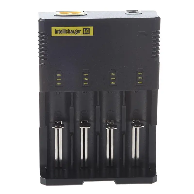 Nitecore i4 интеллектуальное зарядное устройство для Li ion/NiMH NiCD 18560 500 350 AA AAA C|Зарядные