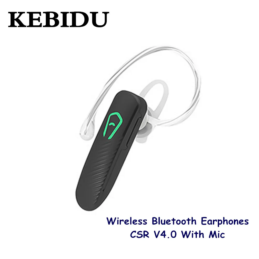 Беспроводные Bluetooth наушники KEBIDU CSR V4.0 с микрофоном беспроводные деловые новейшая