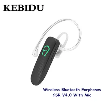 

KEBIDU Wireless Bluetooth Earphones CSR V4.0 With Mic Wireless Business Headphones Newest Sports Headset Stereo Earpiece Earbuds