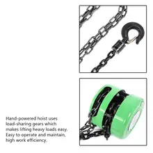 2T ручной съемник для цепи блок Осенняя цепная Лебедка Подъемная цепь ручной подъемный инструмент металлическая цепь