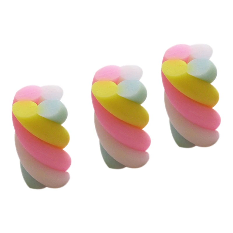 

20Pcs Cute Polymer Clay Cotton Candy Miniature Handcrafted Diy Phone Case Decoration Pendant