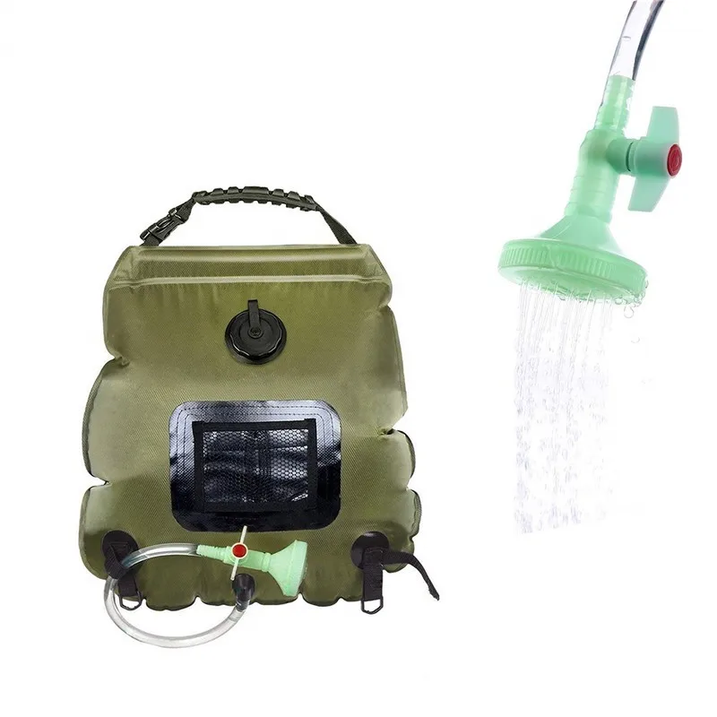 

2019 New 20L Foldable Solar Energy Heated Water Bag Camp Washing Shower Bags Portable Outdoor Travel Hiking