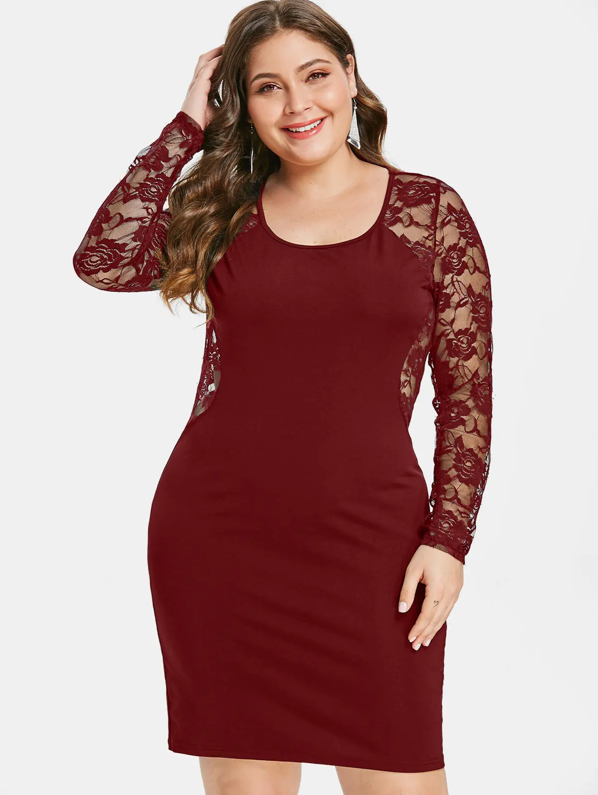 mesh long sleeve outfit