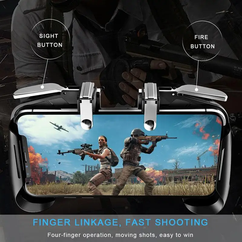  Pubg Controller Triggers Mobile Phone Gamepad Joystick Controller L1 R1 Fire Shooter Buttons Trigge